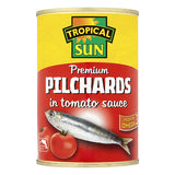 Tropical Sun Pilchards in Tomato Sauce from Everfresh, your African supermarket in Milton Keynes